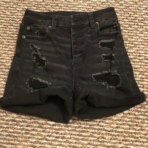 American Eagle high wasted shorts.